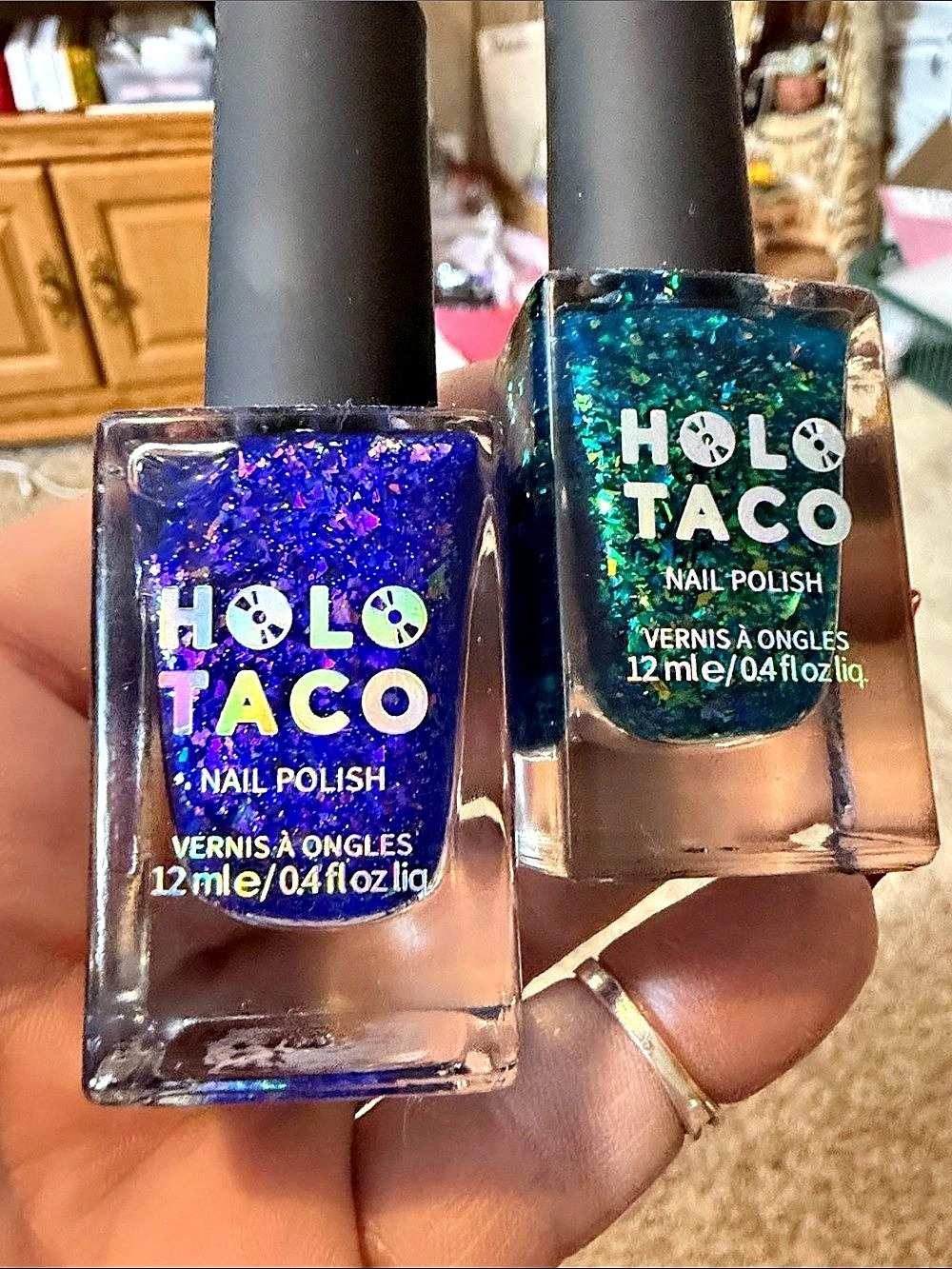 Holo Taco Crashing Out and Wade A Minute Nail Polish Bundle Nail Polish Duo in